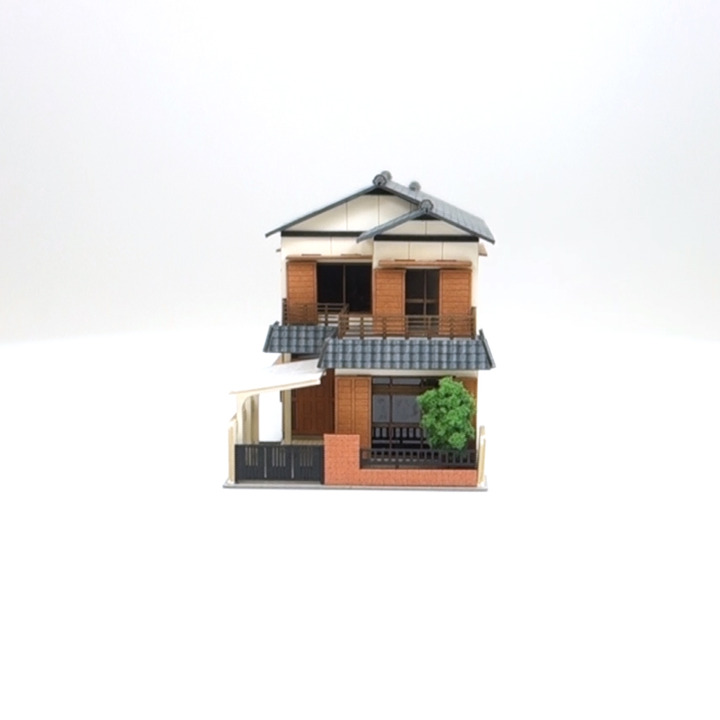 Amazon | さんけい なつかしのジオラマシリーズ 1/150 民家 D