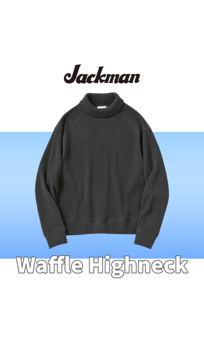 楽天市場】☆50％OFF SALE！Jackman / JM7468 WAFFLE HIGHNECK