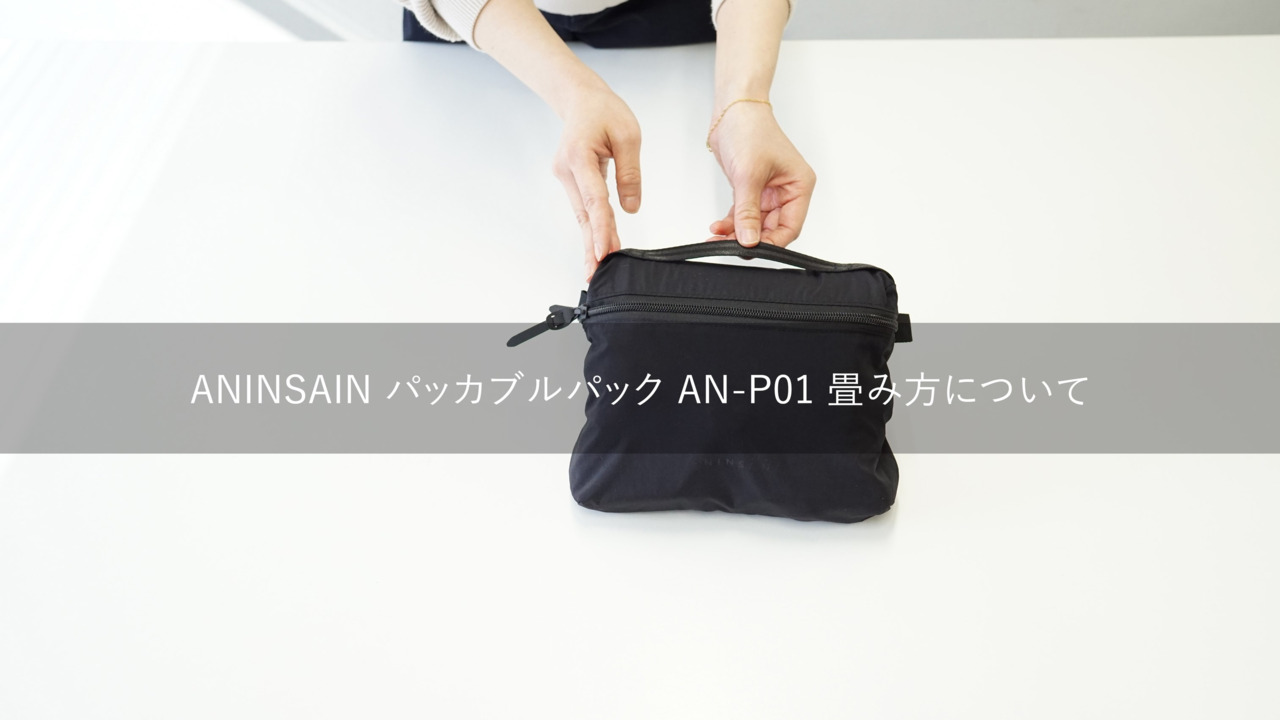 ANINSANE アンインセイン P01 ANINSANE アンインセイン PACKABLE PACK パッカブル パック