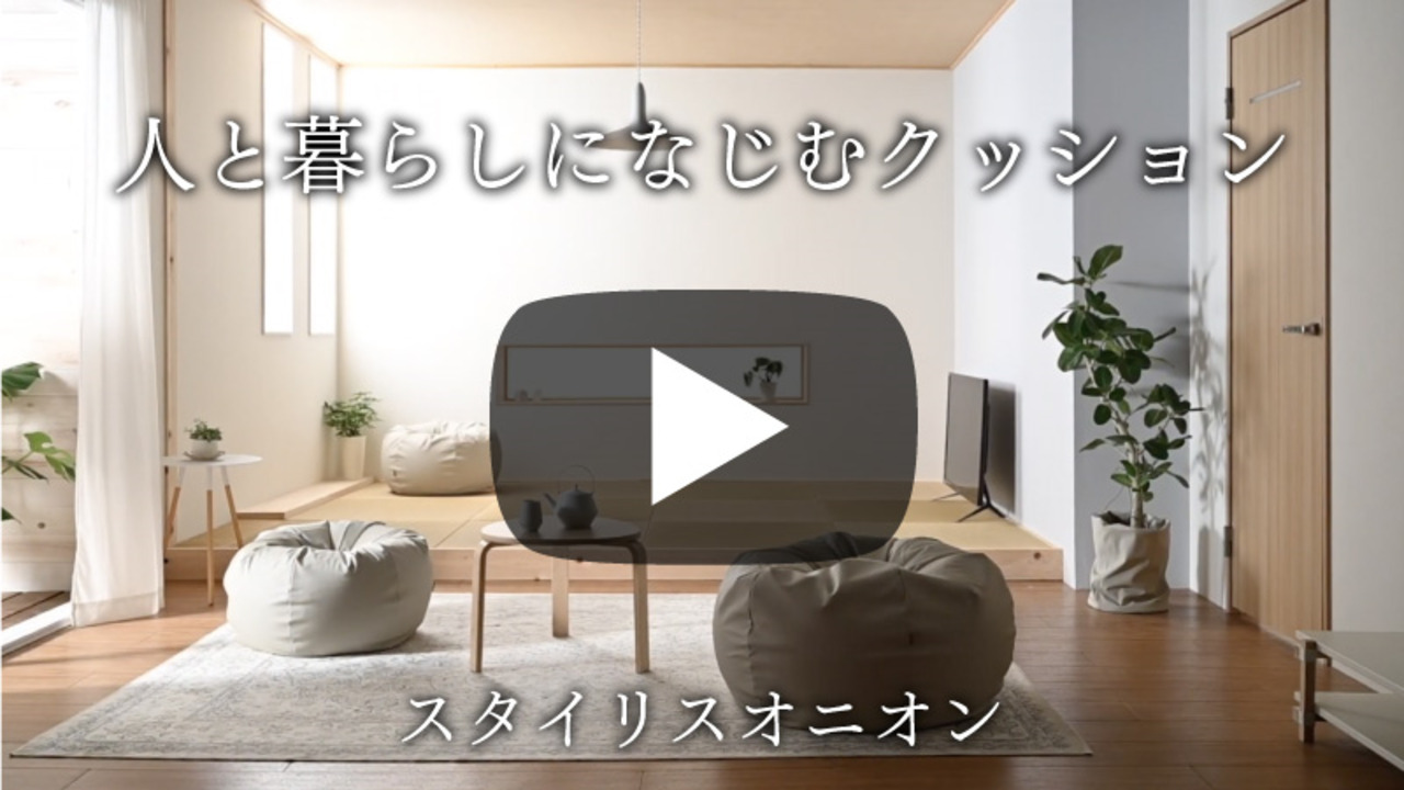 ハナロロ　ビーズクッション② ハナロロ】 ビーズクッション おっきいオニオン170リットル