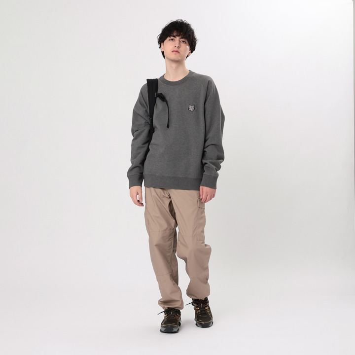 メゾンキツネ　スウェット　グレー　L メゾンキツネ MAISON KITSUNE スウェット グレー メンズ MAISON