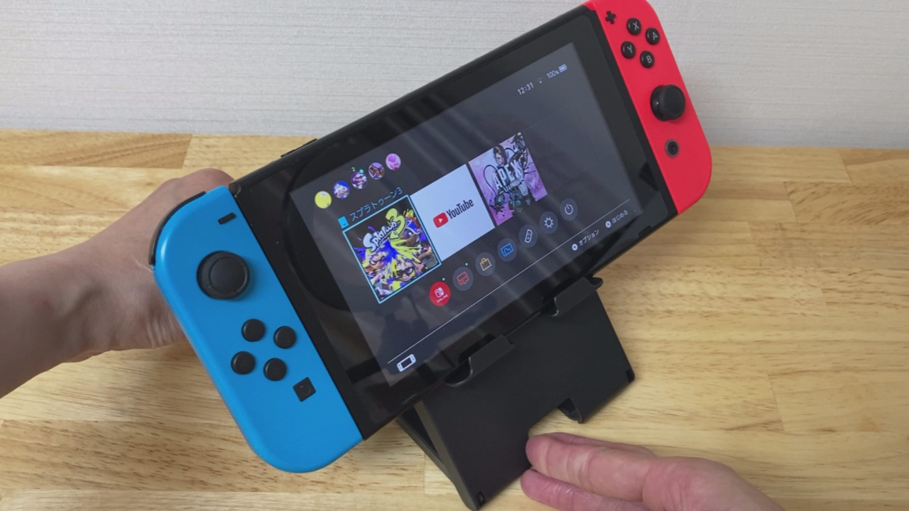 楽天市場】Nintendo Switch対応 卓上スタンド 5段階角度調整 
