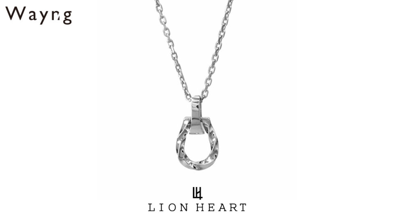 【即発】LION HEART ネックレス メンズ 316L ホースシュー LION HEART ネックレス 「限定展開」LH-1 “SAND”ホースシュー