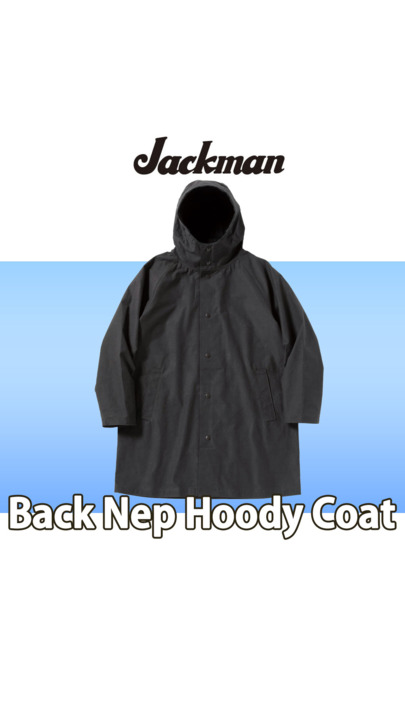 楽天市場】Jackman ジャックマン JM8372 Back Nep Hoody Coat バック