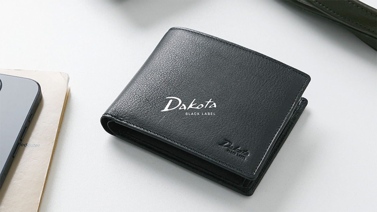 Dakota 二つ折り財布 ブラック　新品未使用 楽天市場】【限定色ネイビー】二つ折り財布 ボックス型小銭入れ