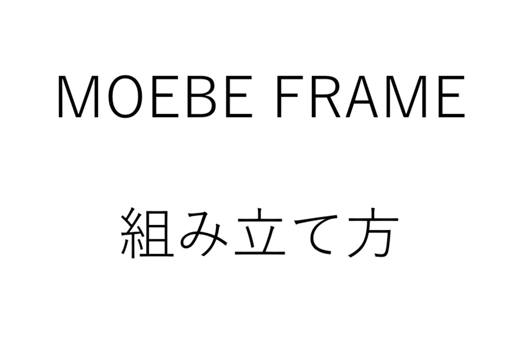 MOEBE FRAME 50×70cm ポスターフレーム ブラック FULLangle