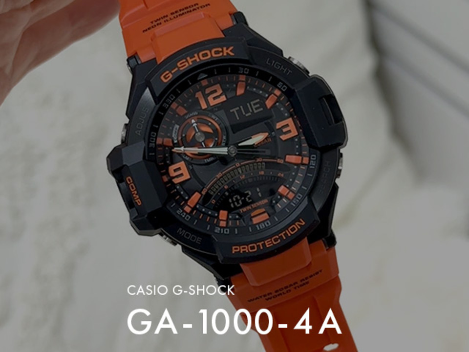 G-SHOCK GPW-1000ブラック/オレンジ 極美品G-SHOCK GPS電波ソーラー GPW-1000 オレンジ ブラック - メルカリ
