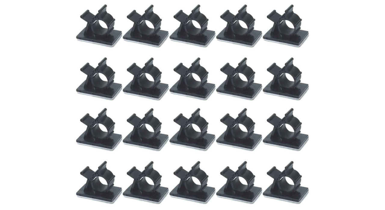 楽天市場】【動画あり】 20個セット ケーブルクリップ 太さが替え