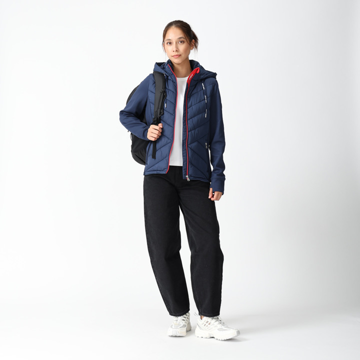 トミーヒルフィガー ジップジャケット【ネイビー/Ｌ】美品 トミー ヒルフィガー TOMMY HILFIGER レギュラーエンブロイド