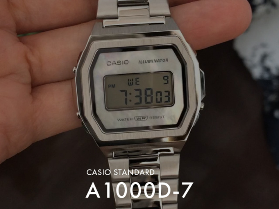 楽天市場】【10年保証】【日本未発売】CASIO STANDARD MENS カシオ スタンダード A1000D.M 腕時計 時計 ブランド メンズ  レディース キッズ 子供 チープカシオ チプカシ デジタル 日付 ホワイト 白 ブラック 黒 シルバー メッシュ フルメタル 海外モデル ギフト ...