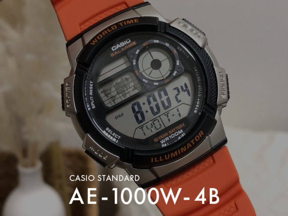CASIO 腕時計 ウォーターレジスタント ブラック/オレンジ 楽天市場】【10年保証】【日本未発売】CASIO STANDARD カシオ