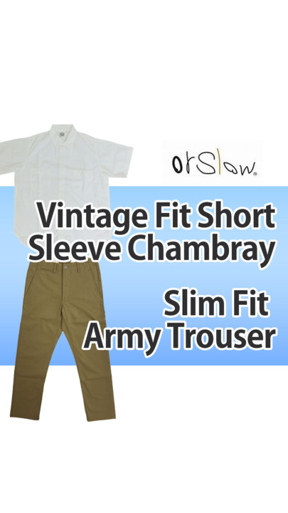 or slow チノスラックス　Mサイズ orslow オアスロウ 01-5361-40 チノパンツ スリムフィット