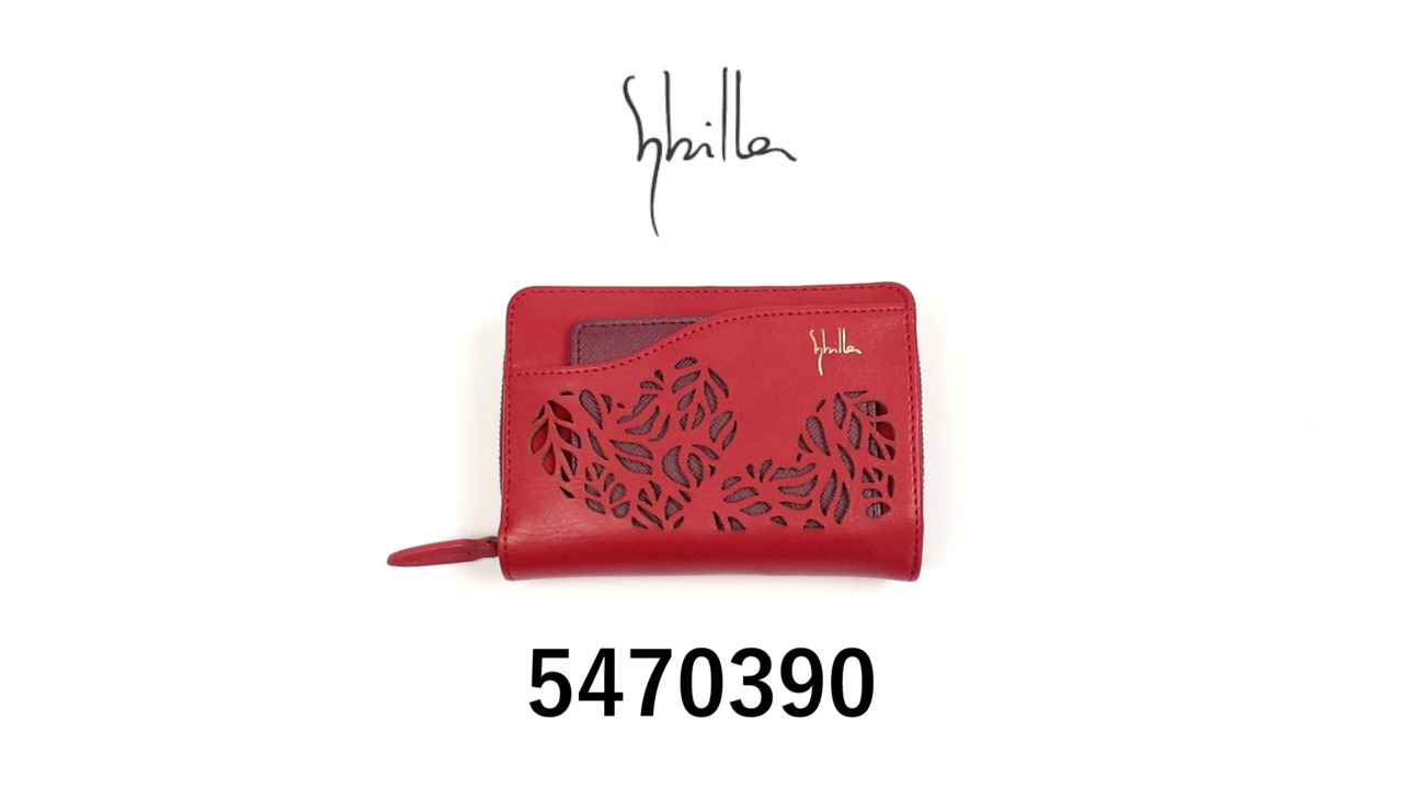 楽天市場】二つ折り財布 外付け小銭入れ sybilla シビラ