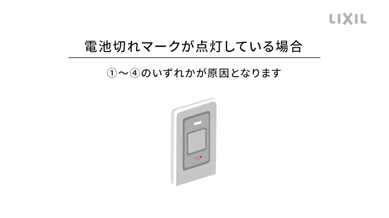 電池が切れていて動いてません 電池切れマークが点灯している（ブザーが鳴る） – 電気錠サポート