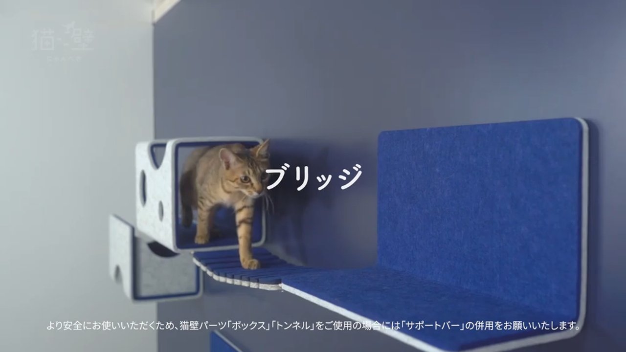 LIXIL】猫壁 （にゃんぺき）ブリッジ コンセプトムービー | LIXIL-X