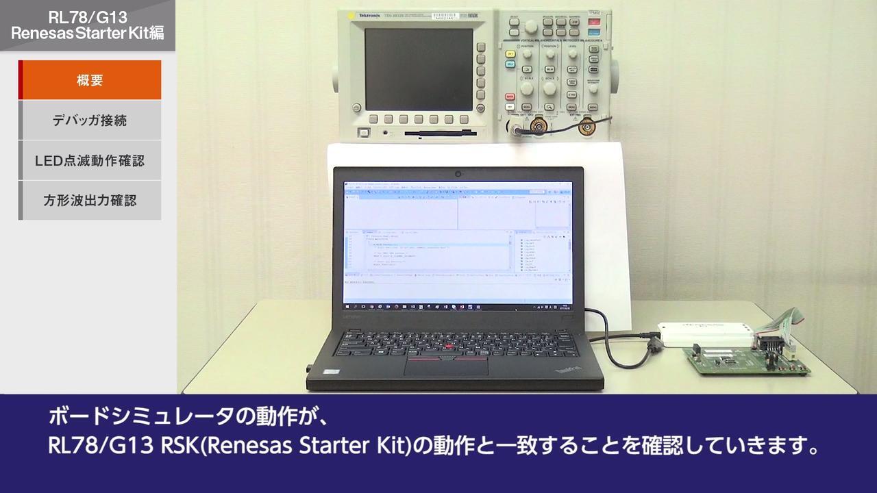 RL78/G13 Renesas Starter Kit編