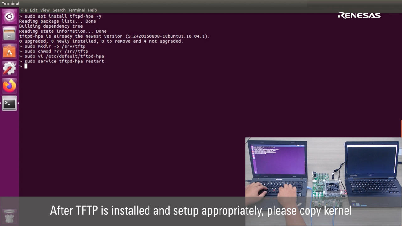 Linux BSP Setup on R-Car S4 Part 2: Boot Kernel with TFTP and NFS Server |  Renesas