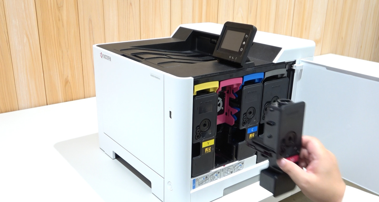 トナー交換方法 | サポート・ダウンロード | 京セラドキュメント