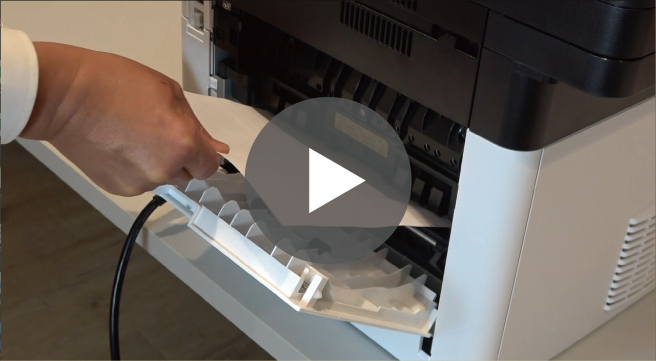 usamaruページ/売り切れ Kyocera MA4000wifx Remove A Paper Jam - YouTube