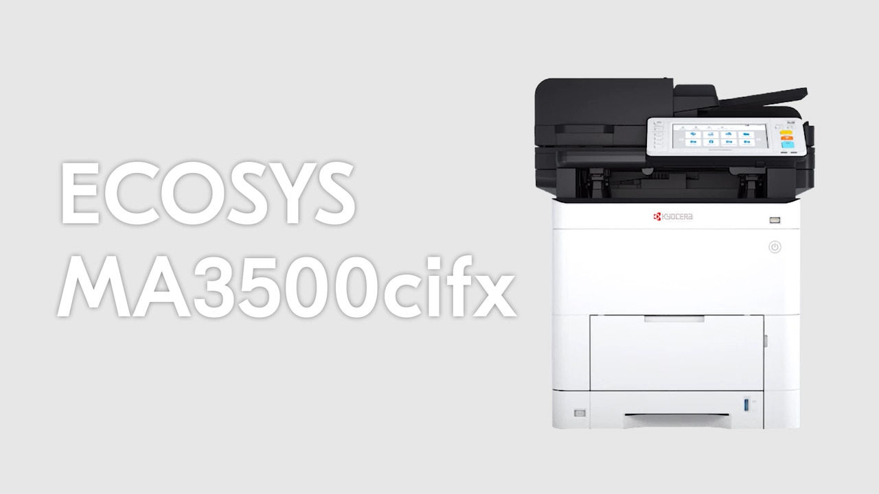 カラーA4複合機 ECOSYS MA3500cifx | 京セラドキュメントソリューションズ