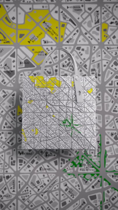 バオ バオ イッセイ ミヤケの新作は“街の地図”がモチーフ。京都・新風