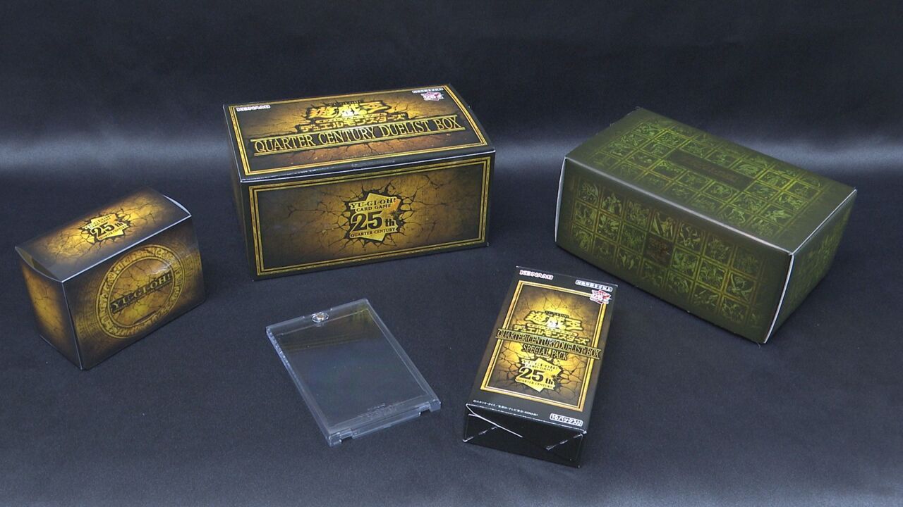 豪華5大アイテムセット「QUARTER CENTURY DUELIST BOX」発売 ～遊戯王 
