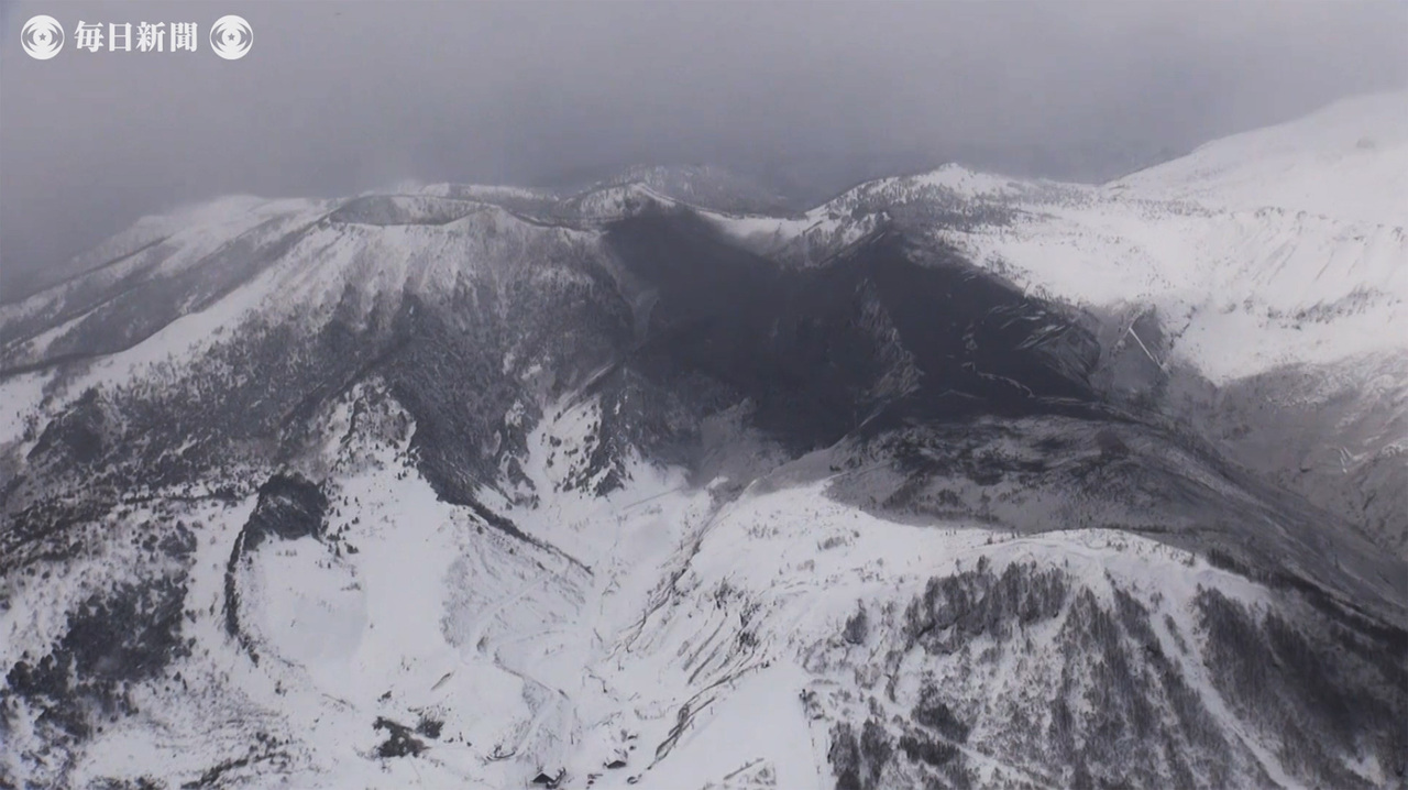 群馬 草津白根山が噴火 スキー場で雪崩 １２人けが 毎日新聞