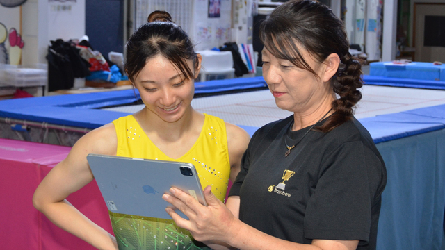 タンブリング女子北折選手「メダル争い加わりたい」世界選手権へ意気込み