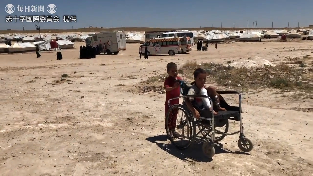 シリア北東部：避難民キャンプに病院オープン　ICRCが映像公開
