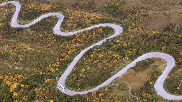 北アルプス・立山連峰の紅葉が見ごろ