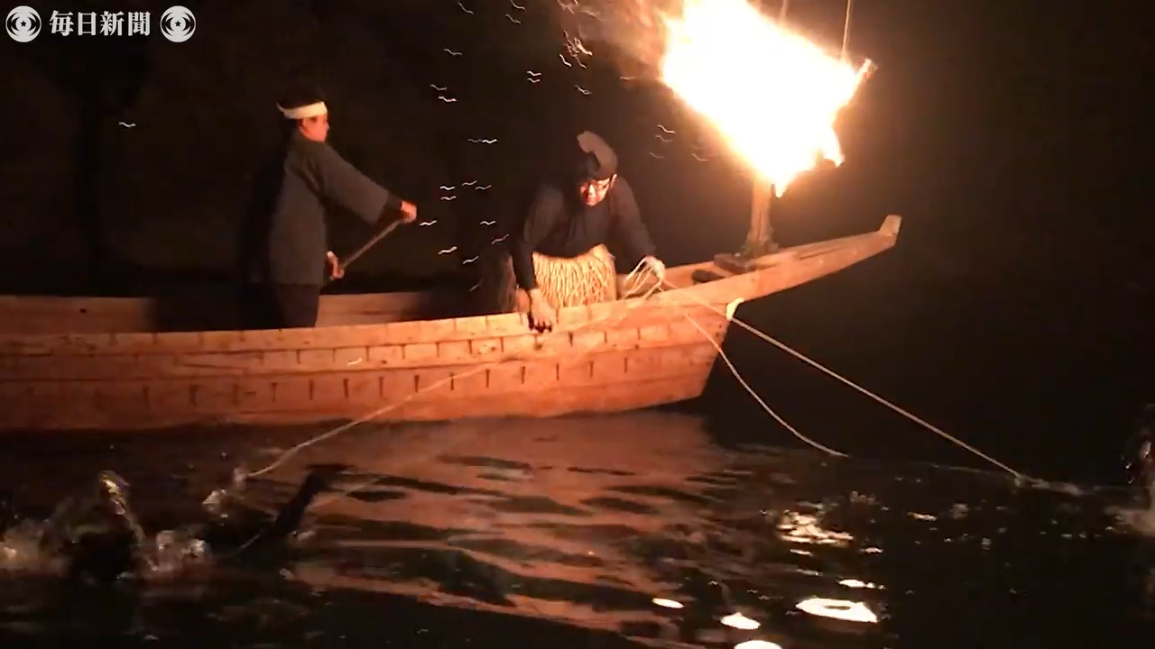 伝統漁「長良川鵜飼」が 今季の最終日　観覧船の乗客数は過去最低