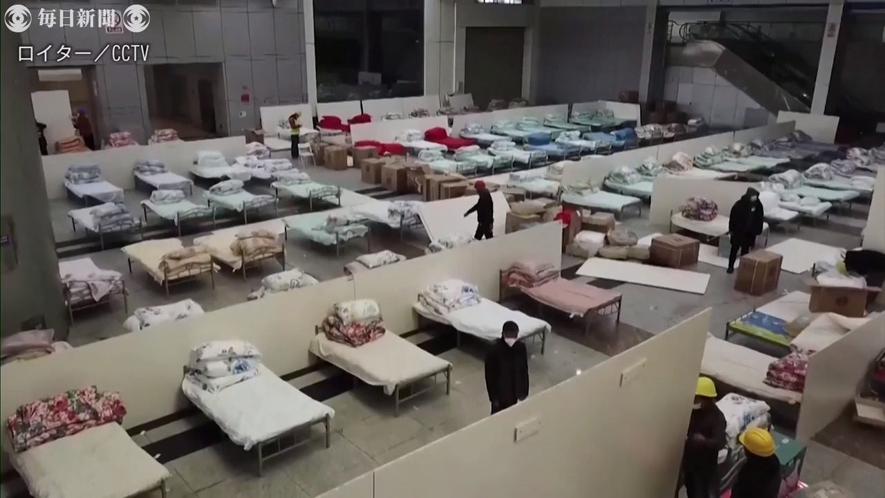 武漢の専門病院、増床追いつかず　中国で感染者2万人、死者400人超す　新型肺炎