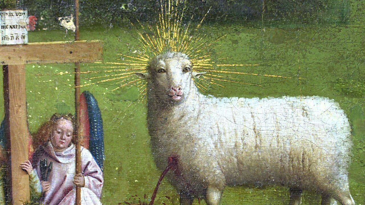 動画 初期フランドル絵画の最高傑作 神秘の子羊 修復で本来の姿に ベルギー 写真1枚 国際ニュース Afpbb News
