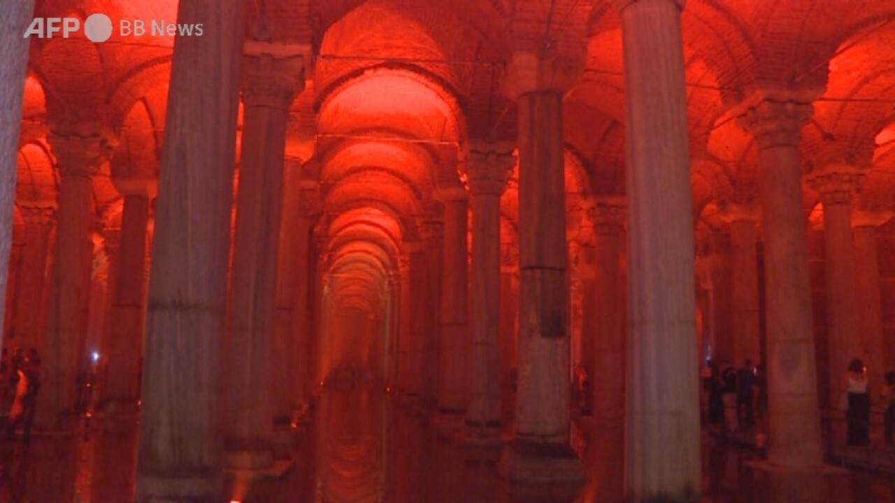 動画 地下宮殿 を再公開 東ローマ帝国時代の貯水槽 トルコ 写真1枚 国際ニュース Afpbb News