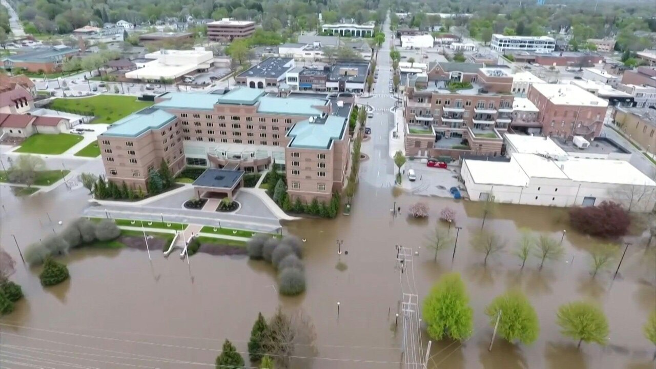 動画 米ミシガンでダム2つ決壊 洪水で1万人超避難 写真1枚 国際ニュース Afpbb News