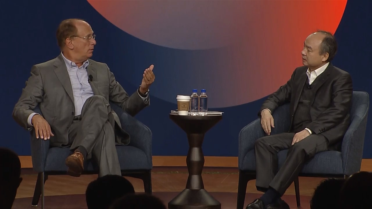 Sozo Summit (Investor event)] Conversation: Masayoshi Son and Larry Fink |  SoftBank Group Corp.