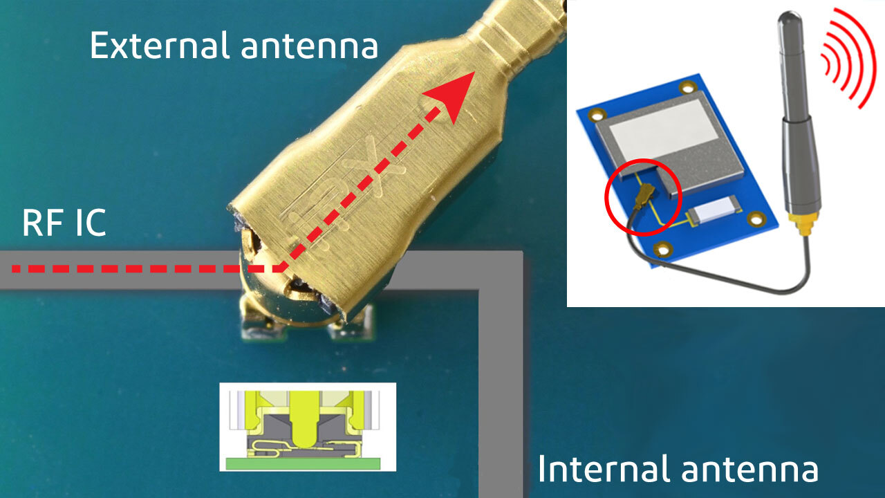 MHF®-SW23 Plug / Micro RF Coaxial Cable Plug for RF Switch Connector | I-PEX