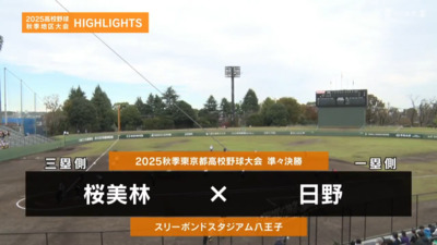 日野―桜美林　東京・準々決勝ハイライト