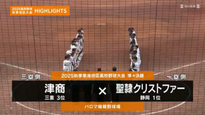 聖隷クリストファー―津商　東海・準々決勝ハイライト