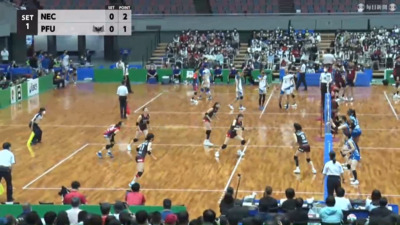 黒鷲旗バレー2022　第5日（5/4）女子準決勝　第2試合　ハイライト