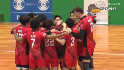 黒鷲旗バレー2022　第6日（5/5）男子決勝　ハイライト