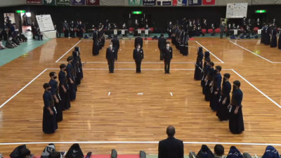 【第1試合場】第70回全日本学生剣道優勝大会　1回戦～準々決勝