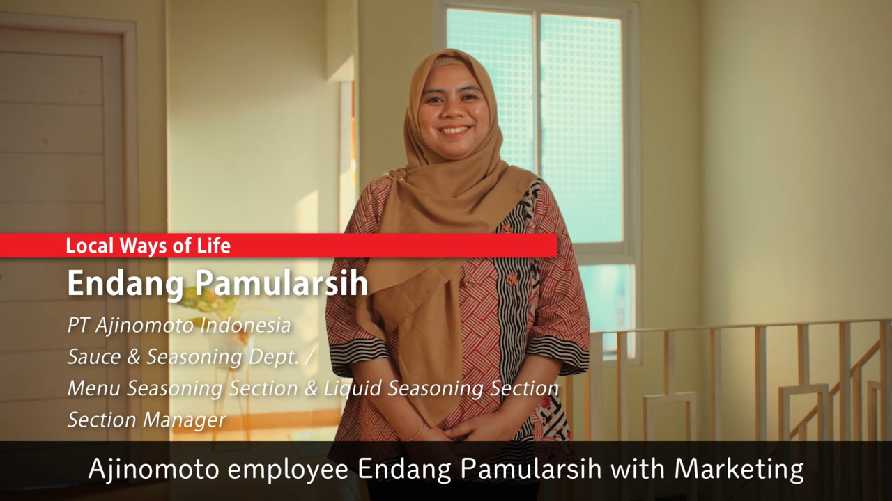 Indonesia – Local Ways of Life / Endang Pamularsih | Indonesia | Video  Message: Nutrition Without Compromise | Ajinomoto Group Global Website -  Eat Well, Live Well.