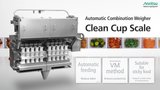 Clean Cup Scale with Automatic Feeding System