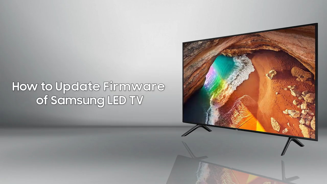 How to update the Samsung TV's firmware using a USB drive | Samsung India